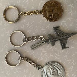 Silver and Gold Keychain Set starwar